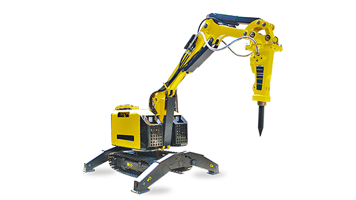 Firefighting demolition robot