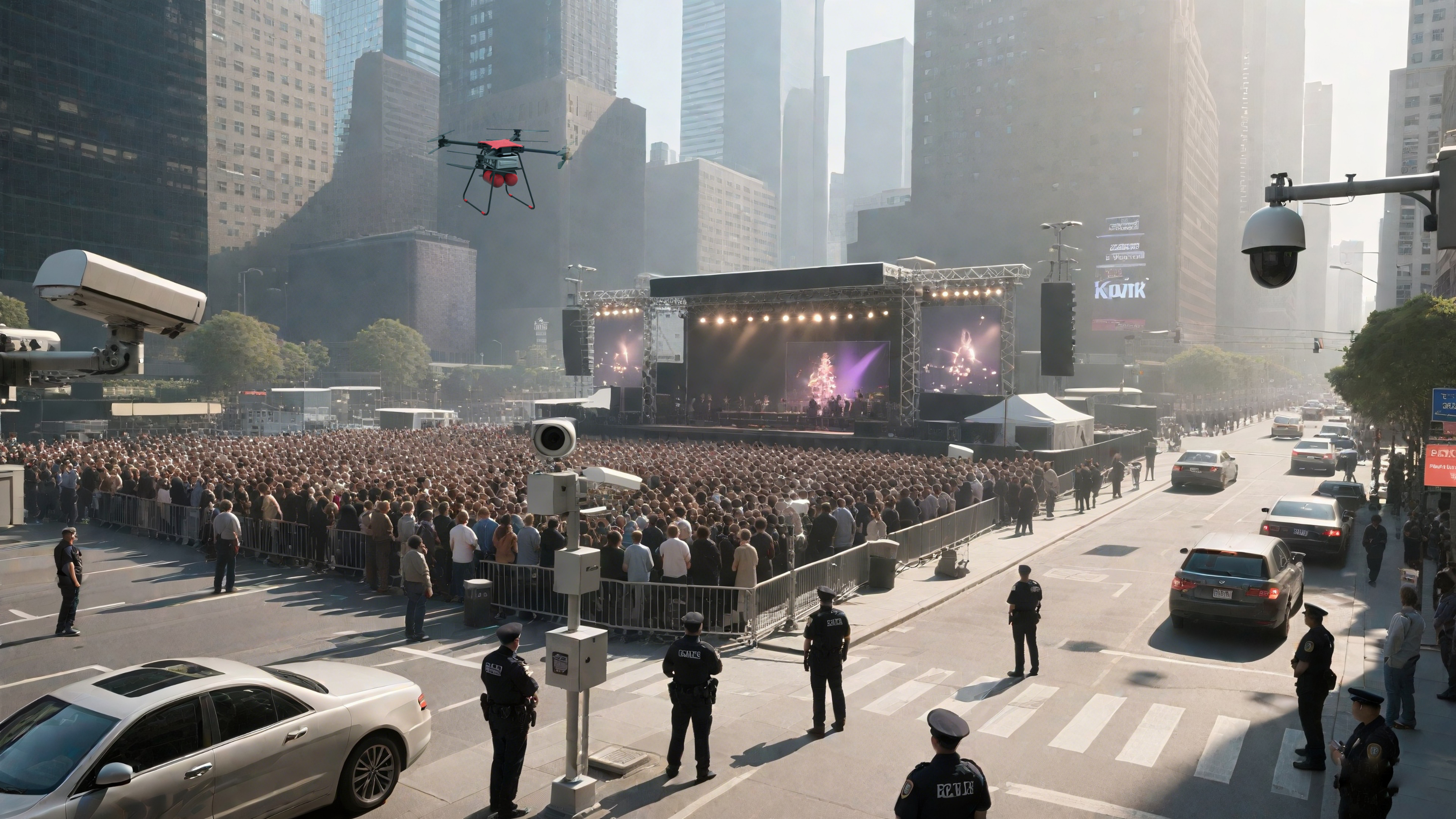 Conducted reconnaissance mission at a certain square