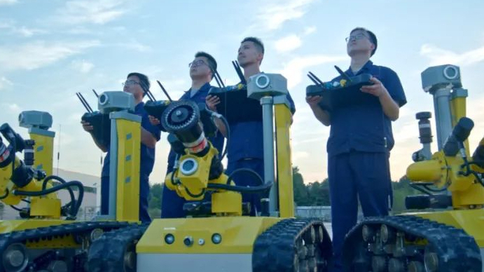 Quanshan District Social Rescue Team Business Skills Exchange Activity Held at Xinke Robot