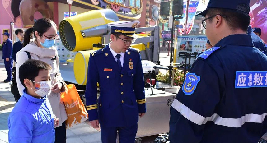 Xinke Robotics Group Debuts at Xuzhou City's 2020 "119" Fire Safety Promotion Month Event