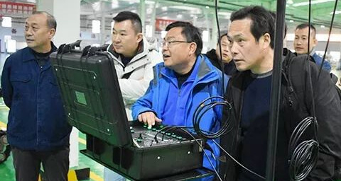 Leaders from Anhui Tongling Yi'an Economic Development Zone visited and inspected the company